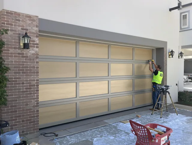 Garage door replacement service by Tega Cay Garage Door Repair in Tega Cay