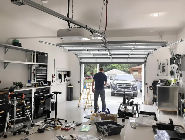 Garage door opener installation by Tega Cay Garage Door Repair in Tega Cay