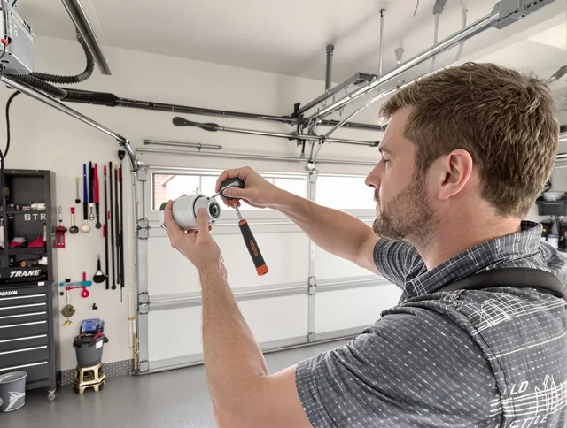 Garage door opener repair service by Tega Cay Garage Door Repair in Tega Cay