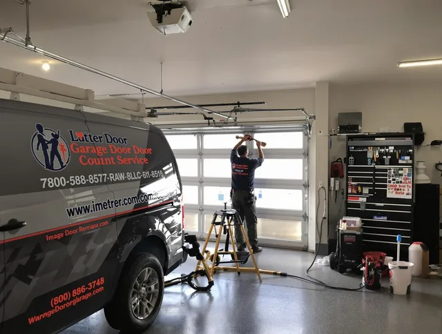 Tega Cay Garage Door Repair team performing same-day garage door repair in Tega Cay