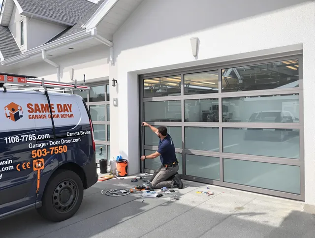 Same-day garage door repair service by Tega Cay Garage Door Repair in Tega Cay